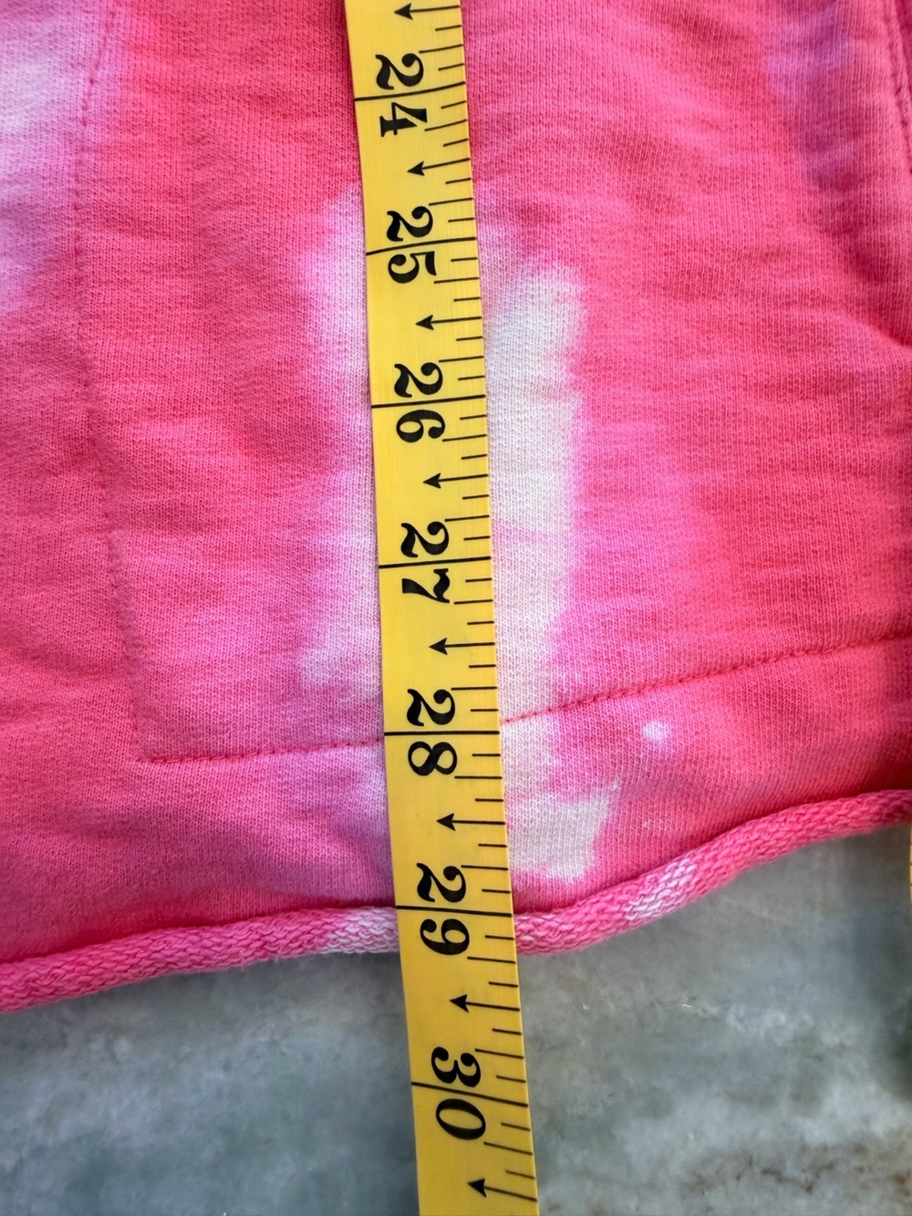 Lucky Brand Coral Tie Dye Hooded Wrap Cardigan Medium Boho